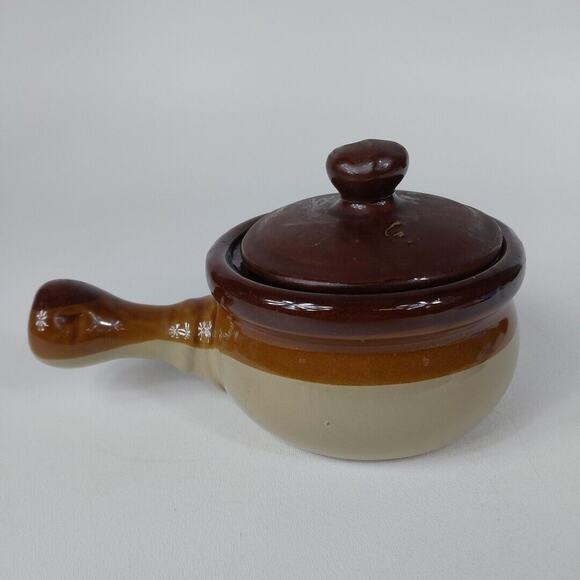 French Onion Soup‎ Bowl/Serving Pot with Lid & Handle - Picture 2 of 3